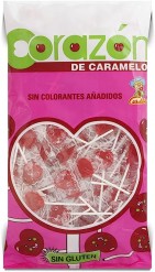 piruletas mini corazón