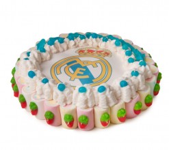 Tarta oblea Real Madrid