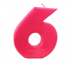 VELA BIG FUCSIA Nº 6