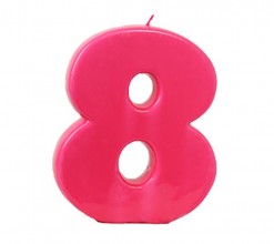VELA BIG FUCSIA Nº 8