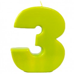 VELA BIG PISTACHO Nº 3