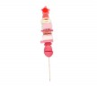 Brocheta rosa
