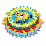 Tarta oblea Minion