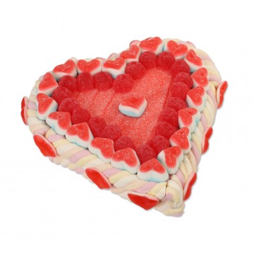 Tarta de chuches Corazón 