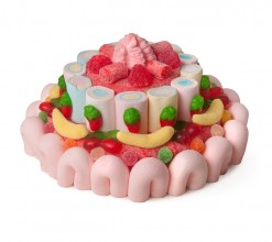Tarta redonda mediana