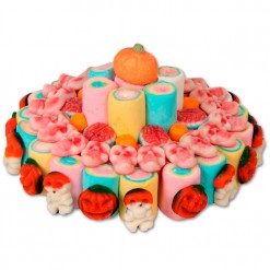 Tarta de chuches de Halloween 
