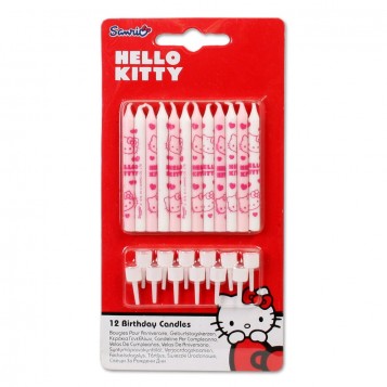 Velas Hello Kitty 12 unidades