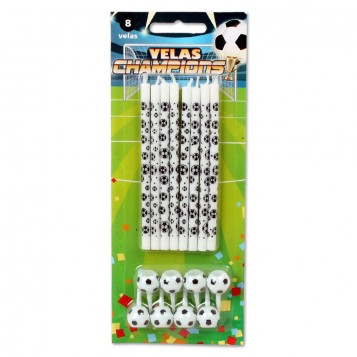 Velas CHAMPIONS 8 unidades