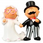 Figura boda novios photocall