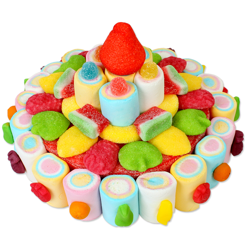 Tarta de chuches pequeña