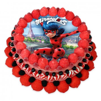 Tarta de chuches LadyBug