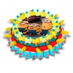 Tarta de chuches Minions