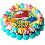 Tarta de chuches Super Wings