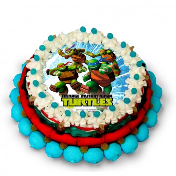 Tarta chuches Tortugas Ninja