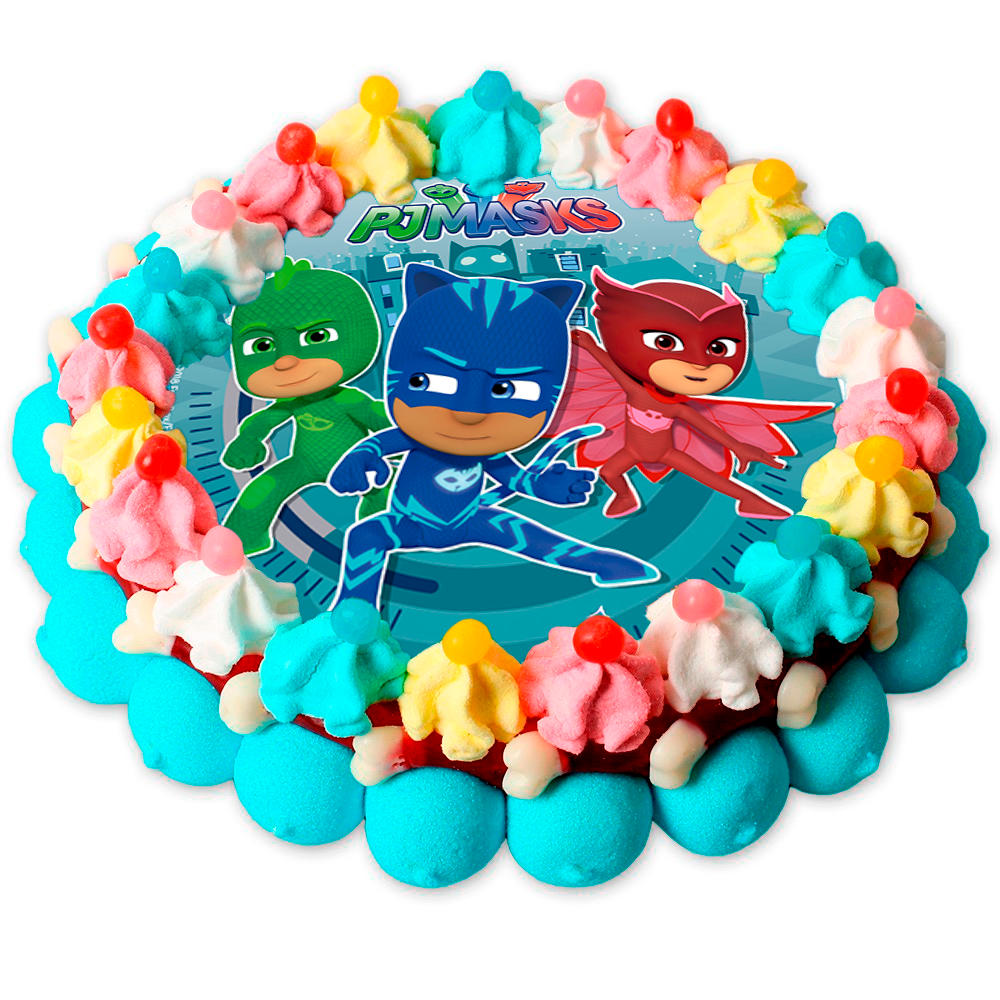 Caja chuches personalizada cumpleaños pjmask