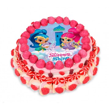 Tarta de chuches Shimmer Shine