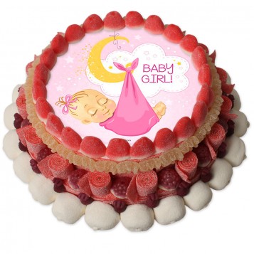 Tarta chuches Baby Girl