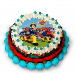 Tarta chuches Sam el Bombero